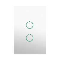 (ZWAVE) Interruptor On/Off panel táctil touch inalámbrico Zwave Plus 2 botones. Compatible con Hubitat HC8, Álula M2M, otro (ZWAVE) Interruptor On/Off panel táctil touch inalámbrico Zwave Plus 2 botones. Compatible con Hubitat HC8, Álula M2M, otro