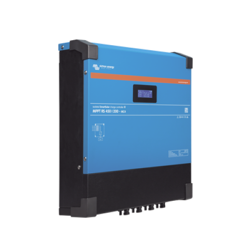 SmartSolar MPPT RS 450/200-MC4. Controlador Solar MPPT 200A, Voltaje: 48 Vcc. Para uso con Inv. Cargadores Victron