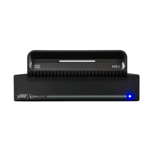 KIT Amplificador T100 y Streamer de Audio Modular MS.1 | PoE + USB-C | HDMI eARC + Óptica + RCA | Bluetooth LE Audio | WiFi | Control4-Crestron-Elan-RTI-URC-Savant-Lutron | AirPlay2-GoogleCast-SpotifyConnect
