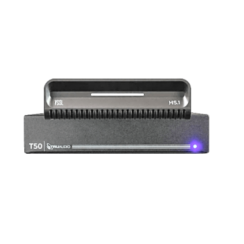 KIT Amplificador T50 y Streamer de Audio Modular MS.1 | PoE + USB-C | HDMI eARC + Óptica + RCA | Bluetooth LE Audio | WiFi | Control4-Crestron-Elan-RTI-URC-Savant-Lutron | AirPlay2-GoogleCast-SpotifyConnect