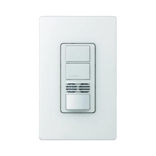 Interruptor con Sensor de Ocupación, Doble Tecnología Para Detección de Movimiento, Color Blanco