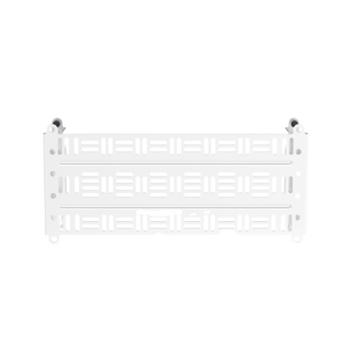 Accesorio Para Montaje de Equipos o Dispositivos en Gabinetes Multipropósito, de Instalación a Presión, de Acero, Color Blanco