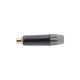 Conector Hembra RCA | Carcasa Enchapada en Negro | Contacto Enchapado en Oro | Cable OD 3.5-6.5mm
