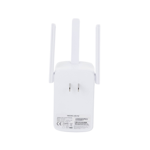 Repetidor / Extensor de Cobertura WiFi N / MU-MISO / 300 Mbps 2.4 GHz / 3 antenas externas / Botón WPS