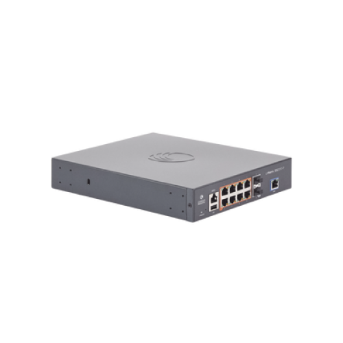 Switch cnMatrix EX2010-P capa 3 de 10 puertos(8 PoE Gigabit 802.3af/at, 2 SFP, 1 consola, 1 MNGMT, 1 USB)  administración desde la Nube (MX-EX2010PXA-U)