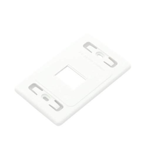 Placa de Pared Modular MAX, de 2 Salidas, Color Blanco, Versión Bulk (Sin Empaque Individual)