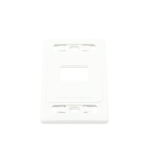 Placa de Pared Modular MAX, de 2 Salidas, Color Blanco, Versión Bulk (Sin Empaque Individual)