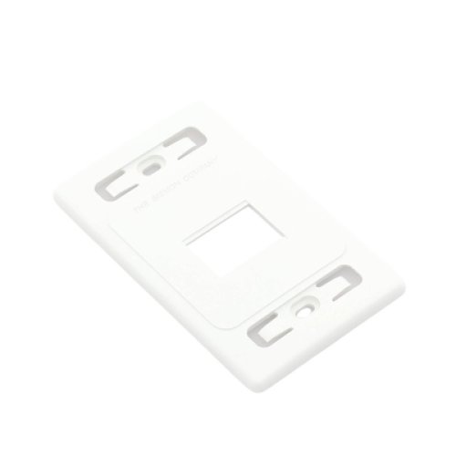 Placa de Pared Modular MAX, de 2 Salidas, Color Blanco, Versión Bulk (Sin Empaque Individual)
