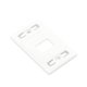 Placa de Pared Modular MAX, de 2 Salidas, Color Blanco, Versión Bulk (Sin Empaque Individual)