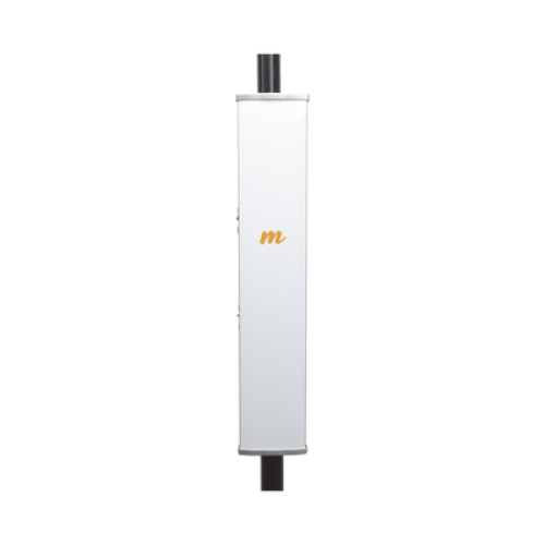 Antena Sectorial MIMO 4X4 de 45 º,  4.9 - 6.4 GHz, IP55, Ganancia de 22 dBi, 4 Conectores N-hembra, Montaje y Jumper tipo N incluido.