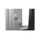 Antena Sectorial MIMO 4X4 de 45 º,  4.9 - 6.4 GHz, IP55, Ganancia de 22 dBi, 4 Conectores N-hembra, Montaje y Jumper tipo N incluido.