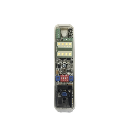 Sensor tipo cortina/ Interior y Exterior/ Funcion antimascara / Doble tecnologia PIR & MW/ Cobertura de hasta 12 metros/ Compatible con cualquier panel de alarma / Cableado