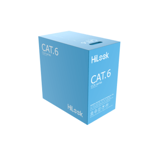 Cable de Red UTP Cat6 / 23 AWG / Cumple ANSI-TIA-568.2-D / RoHS 2.0 / CPR Fca / Longitud 305 Metros (1000 Pies) / PVC Blanco / Resistencia a la Tracción y Compresión / Operación -20°C a 70°C