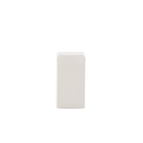 Caja de Montaje en Superficie, Para 2 Módulos Keystone, Color Blanco Mate