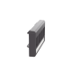 Placa de Mobiliario Modular Estándar, Salidas Para 4 Puertos Keystone, Color Negro