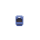 Conector Jack Estilo Leadframe, Tipo Keystone, Categoría 5e, de 8 Posiciones y 8 Cables, Color Azul