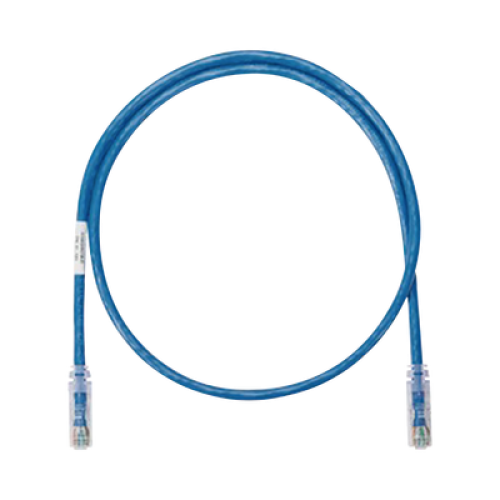 Cable de Parcheo UTP Categoría 5e, con Plug Modular en Cada Extremo - 0.3 Metros (1 Pie) - Azul