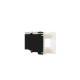 Conector Jack Estilo 110 (de Impacto), Tipo Keystone, Categoría 6, de 8 Posiciones y 8 Cables, Color Negro