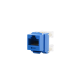 Conector Jack Estilo 110 (de Impacto), Tipo Keystone, Categoría 6, de 8 Posiciones y 8 Cables, Color Azul