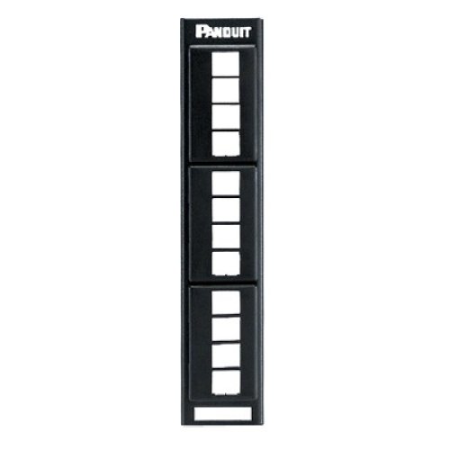 Panel de Parcheo Modular Keystone (Sin Conectores), de Montaje en Pared Usando Accesorio Wb89d, 12 Puertos