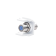 Módulo Acoplador Coaxial Tipo F, Keystone, de 75 Ohms, 3.0 GHz, Color Blanco