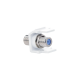Módulo Acoplador Coaxial Tipo F, Keystone, de 75 Ohms, 3.0 GHz, Color Blanco