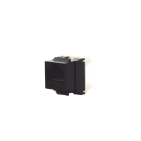 Conector Jack Estilo 110 (de Impacto), Tipo Keystone, Categoría 5e, de 8 Posiciones y 8 Cables, Color Negro Conector Jack Estilo 110 (de Impacto), Tipo Keystone, Categoría 5e, de 8 Posiciones y 8 Cables, Color Negro