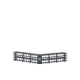 Panel de Parcheo Modular Keystone (Sin Conectores), Angulado, de 48 Puertos, 2UR