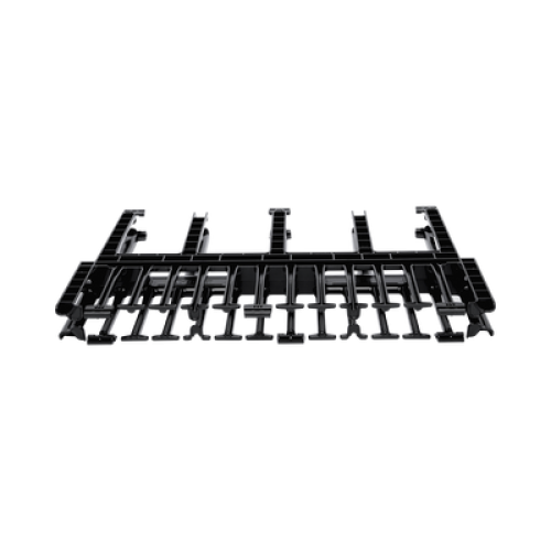 Organizador de Cables Horizontal NetManager de Alta Densidad, Doble (Frontal y Posterior), Para Rack de 19in, 1UR