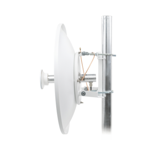 Antena Direccional de alto rendimiento / diámetro  de 60 cm / 4.9-6.4 GHz / Ganancia 30 dBi / SLANT de 45 ° y 90 ° / Ideal para 30 km / Conector N-Hembra / Montaje  y jumpers incluidos.