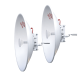 Antena Direccional de alto rendimiento / diámetro  de 60 cm / 5.9-7.2 GHz / Ganancia 30 dBi / SLANT de 45 ° y 90 ° / Ideal para 30 km / Conector N-Hembra / Montaje  y jumpers incluidos.