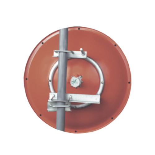Antena altamente Direccional / 4 ft / 4.9-6.4 GHz / Diseñada para ambientes salinos / Ganancia 37 dBi / SLANT de 45 ° y 90 ° / Incluye radomo, jumper y montaje de acero inoxidable. 