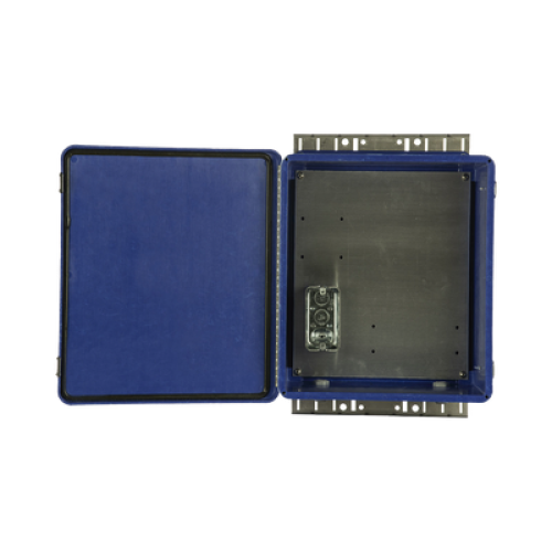 Gabinete de Seguridad para Wireless, NEMA 4X, IP66, de 356 x 305 x 152 mm, Color Azul