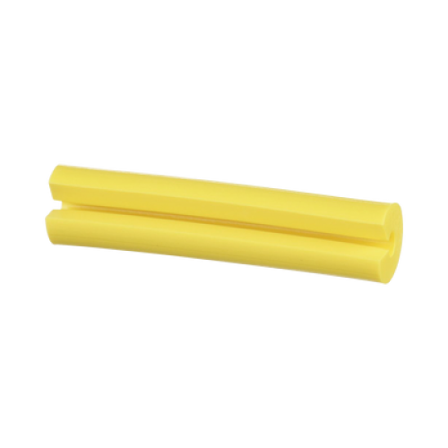 Manguito Porta Etiquetas de Identificación, Para Fibra Simplex de 2 mm, 0.08 Pulgadas (2 mm) de Largo, Color Amarillo, Paquete de 100pz