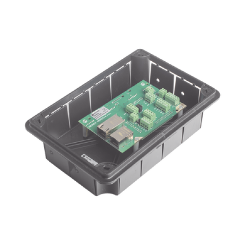 Terminal de Habitación IP Empotrable para Hospitales   / Bus RS485 / 12 Entradas Digitales / SIP / PoE / Compatible con NX1071 y NX1075