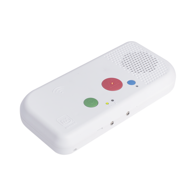 Terminal de Habitación IP para Hospital / Botón Azul de Llamada a Médico / Lector RFID 125 KHz / SIP / PoE / Compatible con NX1071 y NX1075