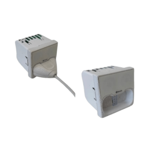 Módulo de Pared para Pulsadores de Cama / Conector Magnético / Dimensiones 45x45 mm / Material ABS Anti-Microbiano / Compatible con NX0881/MG