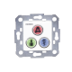 Modulo de 3 Botones iluminados para habitación de Hospital / Alarma / Cancelar y Código Azul / BUS RS485 / Compatible con NX0019/B, NX1021 Y NX0015