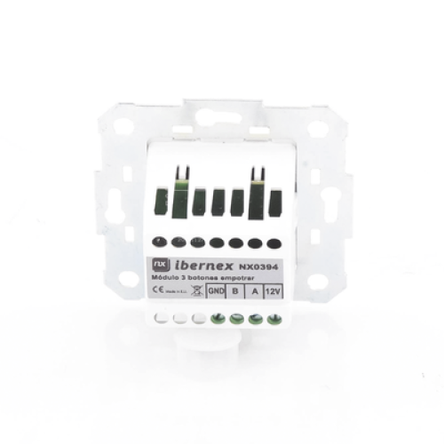 Modulo de 3 Botones iluminados para habitación de Hospital / Alarma / Cancelar y Código Azul / BUS RS485 / Compatible con NX0019/B, NX1021 Y NX0015