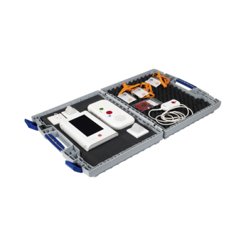 Maletín Funcional Demo de Hospital / Sistema de Llamada Paciente Enfermera IP con Terminales IP y Periféricos
