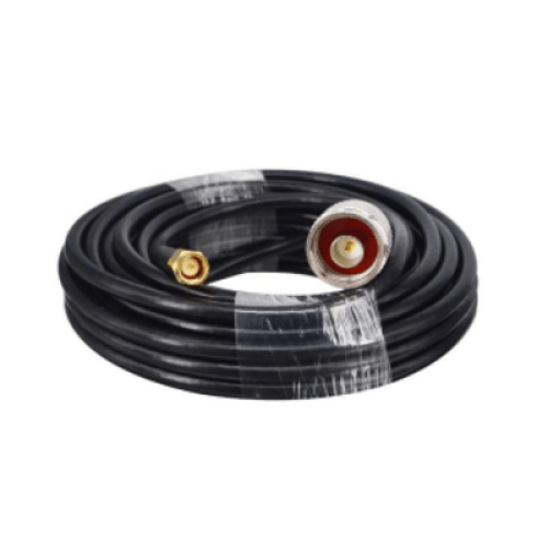 Cable Coaxial 10 Metros / Baja Pérdida / Diámetro 5 mm / Impedancia 50 Ω / Apantallamiento >90dB / Operación 5-3000 MHz / Conectores N y SMA Macho / Compatible NX9775 NX9776 NX9783 Cable Coaxial 10 Metros / Baja Pérdida / Diámetro 5 mm / Impedancia 50 Ω / Apantallamiento >90dB / Operación 5-3000 MHz / Conectores N y SMA Macho / Compatible NX9775 NX9776 NX9783