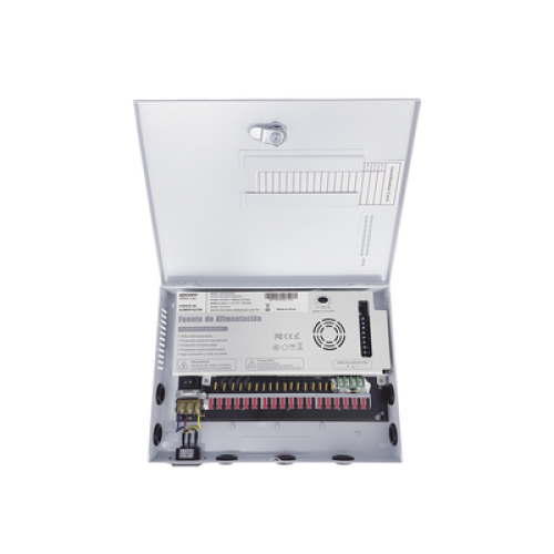 Fuente PREMIUM / 11-15 V / 18 canales / 30 A / Alta tecnología en seguridad / Doble ventilador / Hasta 1.85 Amperes por Salida / Filtro de Ruido por canal / Diseño de alta gama. Fuente PREMIUM / 11-15 V / 18 canales / 30 A / Alta tecnología en seguridad / Doble ventilador / Hasta 1.85 Amperes por Salida / Filtro de Ruido por canal / Diseño de alta gama.