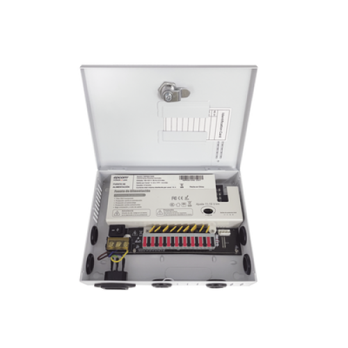 Fuente / 11-15 V / 9 canales / 16 A / Alta tecnología en seguridad / Doble ventilador / Hasta 1.8 Amperes por Salida / Filtro de ruido por canal / Diseño de alta gama.