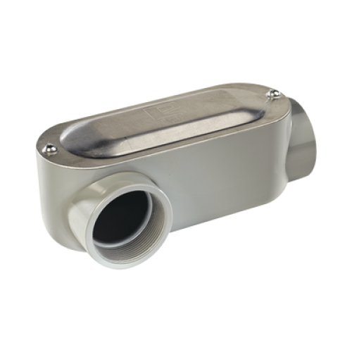 Caja oval roscada tipo LR de 1 1/4