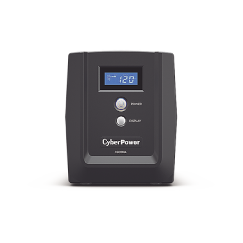 UPS de 1500 VA/900 W, Topología Línea Interactiva, Entrada 120 Vca NEMA 5-15P, y 8 Salidas NEMA 5-15R, Con Regulador de Voltaje (AVR)