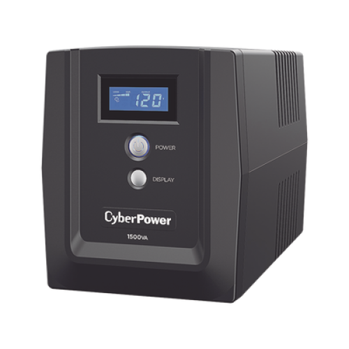 UPS de 1500 VA/900 W, Topología Línea Interactiva, Entrada 120 Vca NEMA 5-15P, y 8 Salidas NEMA 5-15R, Con Regulador de Voltaje (AVR)