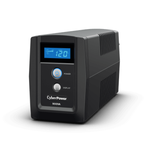 UPS de 900 VA/420 W, Topología Línea Interactiva, Entrada 120 Vca NEMA 5-15P, y 6 Salidas NEMA 5-15R, Con Regulador de Voltaje (AVR)
