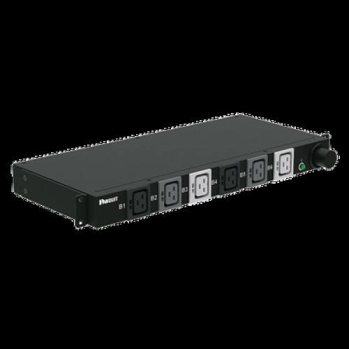 PDU Básico para Distribución de Energía, Plug de Entrada Trifásico CS8365C, Con 6 Contactos C19, Instalación Horizontal de 19in, 1UR, 50 Amp, 208 Vca PDU Básico para Distribución de Energía, Plug de Entrada Trifásico CS8365C, Con 6 Contactos C19, Instalación Horizontal de 19in, 1UR, 50 Amp, 208 Vca