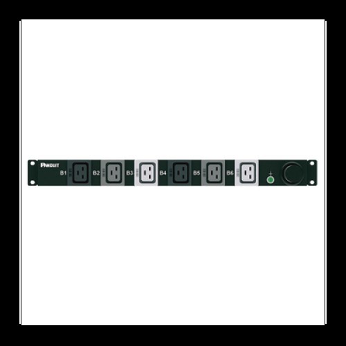 PDU Básico para Distribución de Energía, Plug de Entrada Trifásico CS8365C, Con 6 Contactos C19, Instalación Horizontal de 19in, 1UR, 50 Amp, 208 Vca PDU Básico para Distribución de Energía, Plug de Entrada Trifásico CS8365C, Con 6 Contactos C19, Instalación Horizontal de 19in, 1UR, 50 Amp, 208 Vca