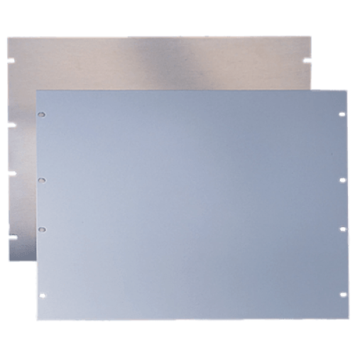 Tapa Ciega Para Rack Estándar de 19in, Plano, de Aluminio, 3 UR